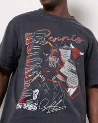 Mitchell & Ness Dennis Rodman Player Ticket T-Shirt for Mens image number null