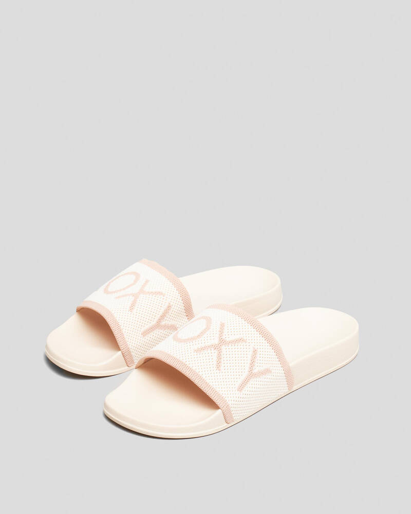 Roxy Womens Roxy Slippy Knit Slide Sandals for Womens