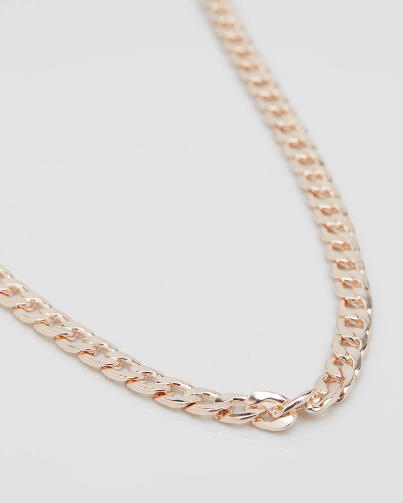 REPUBLIK Rose Gold Chain Necklace for Mens