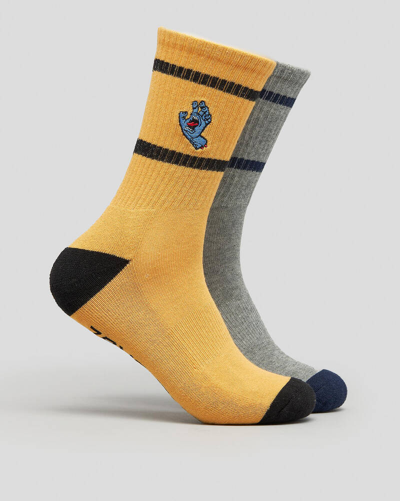 Santa Cruz Screaming Hand Crew Socks for Mens
