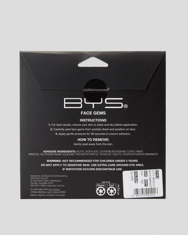 Get It Now Silver Face Gems for Womens