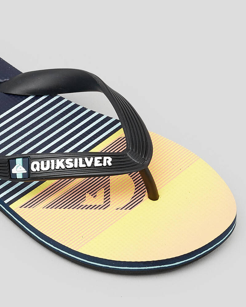 Quiksilver Boys' Molokai Slab Youth Thongs for Mens