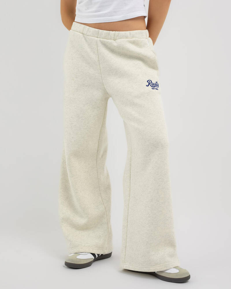 Rusty Maxo Relaxo Low Rise Wide Leg Track Pants for Womens