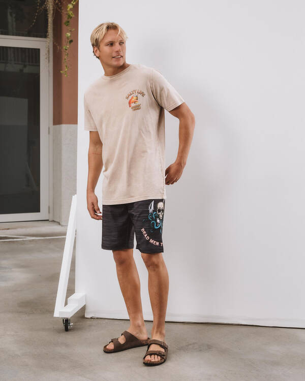 Salty Life Harbour Line Board Shorts for Mens