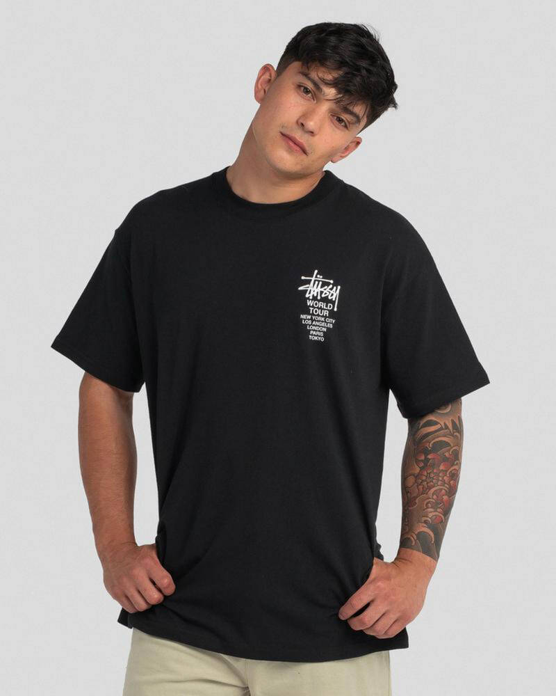 Stussy World Tour T-Shirt for Mens