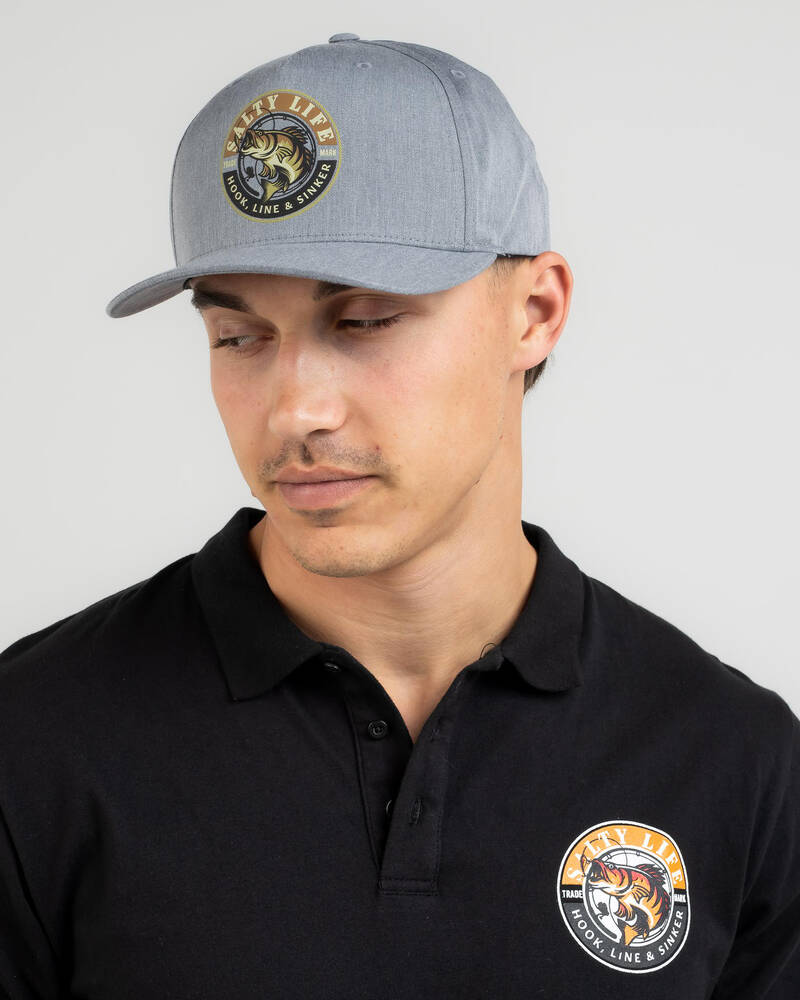 Salty Life Catcher Snapback Cap for Mens