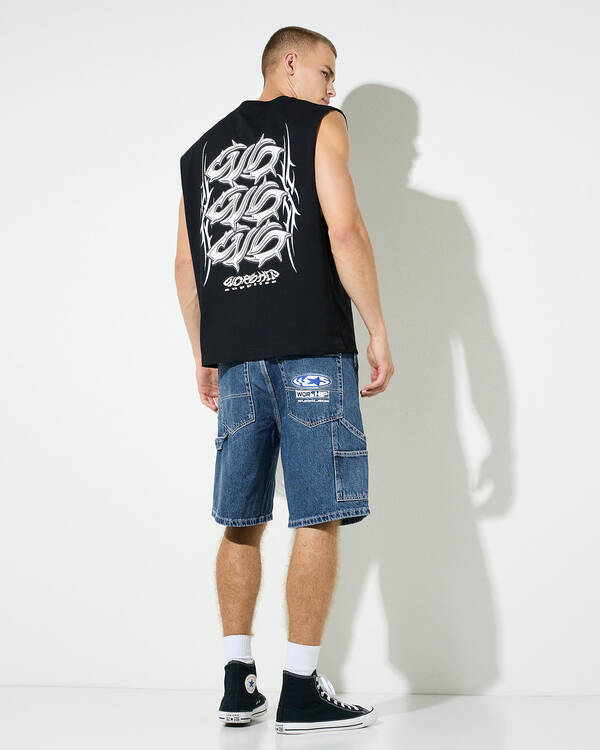 Synth Carpenter Jean Shorts