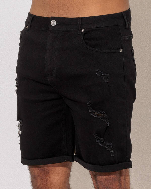 Lucid Capsule Denim Walk Shorts for Mens