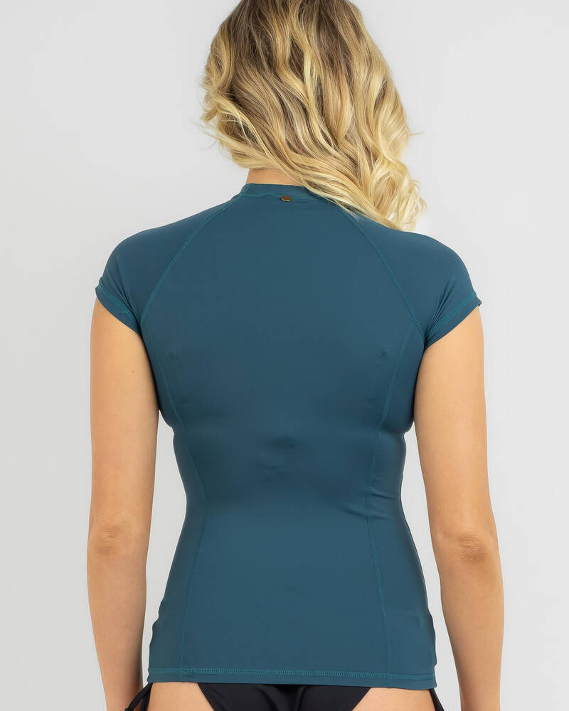 Kaiami Olivia Cap Sleeve Rash Vest for Womens