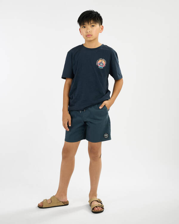 Salty Life Boys' Dockside Elastic Waist Shorts for Mens