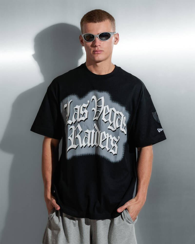New Era Las Vegas Raiders Gothic T-Shirt for Mens