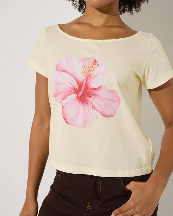 Mooloola Connie Off Shoulder Tee for Womens