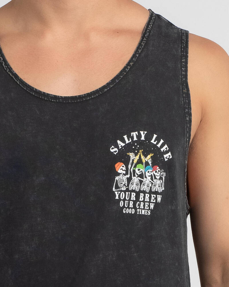 Salty Life Brew Crew Singlet for Mens