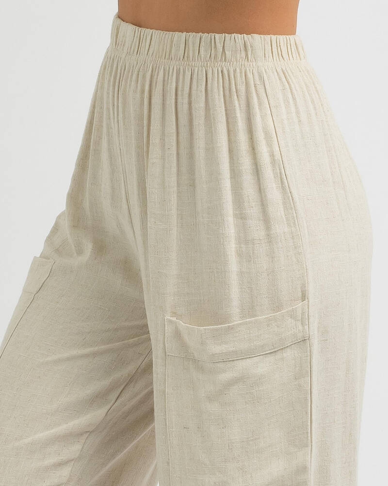 Ava And Ever Oceana Beach Pants In Salt And Pepper - Fast Shipping ...