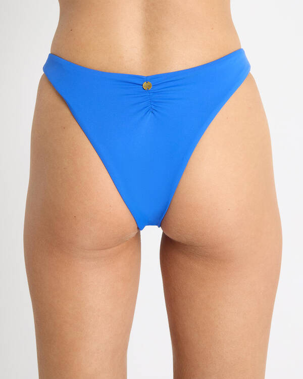 Kaiami Neesha Cheeky Ruch Bikini Bottom for Womens