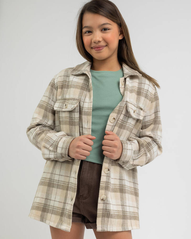Ava And Ever Girls' Trace Shacket for Womens