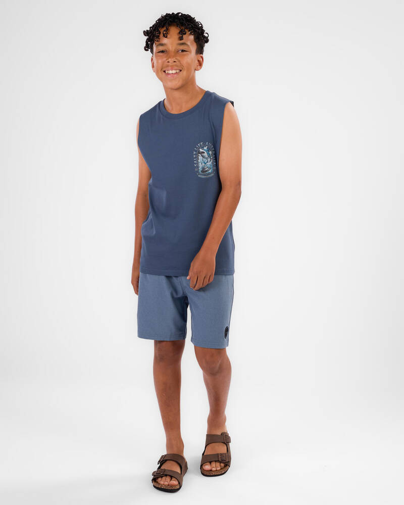 Salty Life Boys' Ocean's Ambush Muscle Tank for Mens
