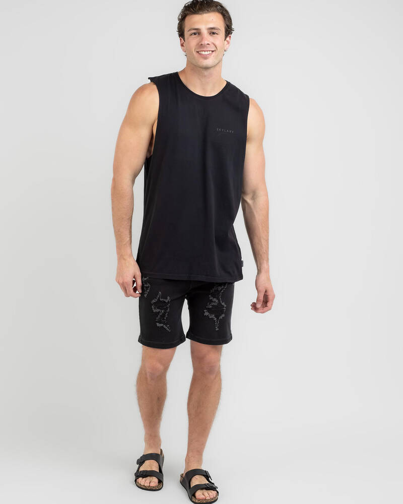 Skylark Fade Out Muscle Tank for Mens