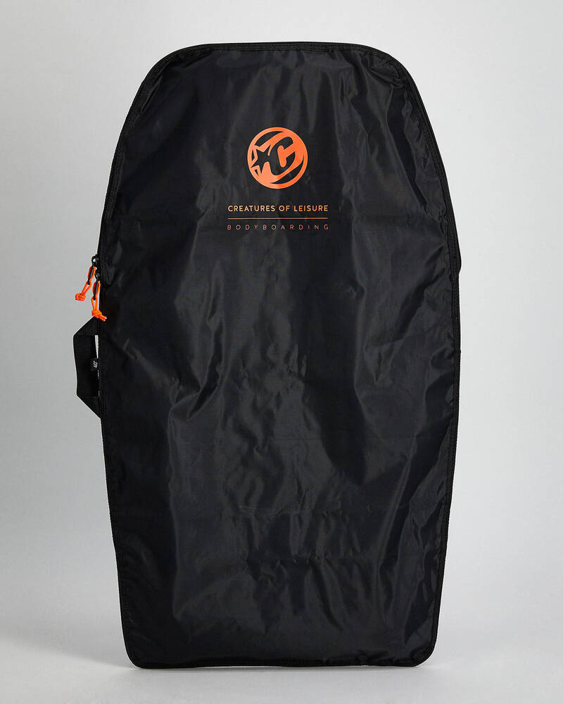 Shop Creatures Of Leisure Bodyboard Lite Bag In Black Orange Fast