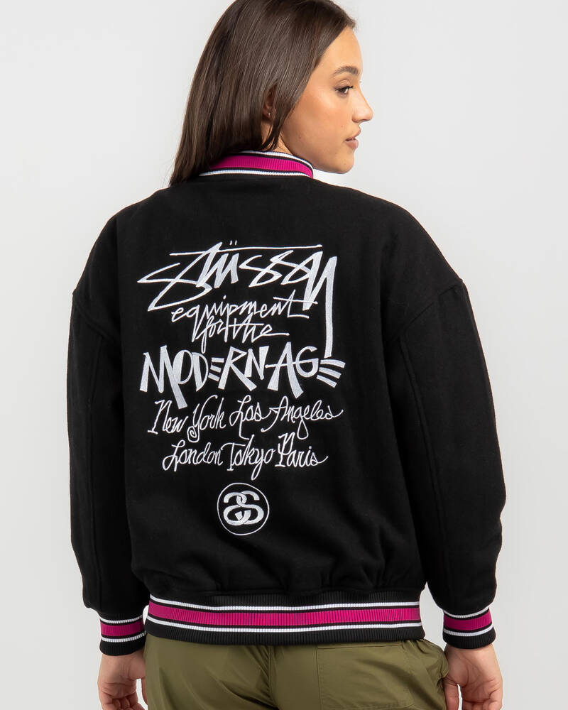 Stussy Varsity Jacket for Womens
