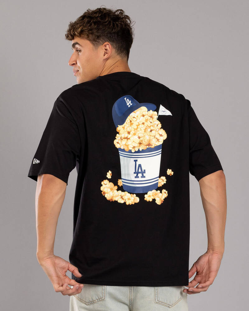 New Era La Dodgers Popcorn Oversized T-Shirt for Mens