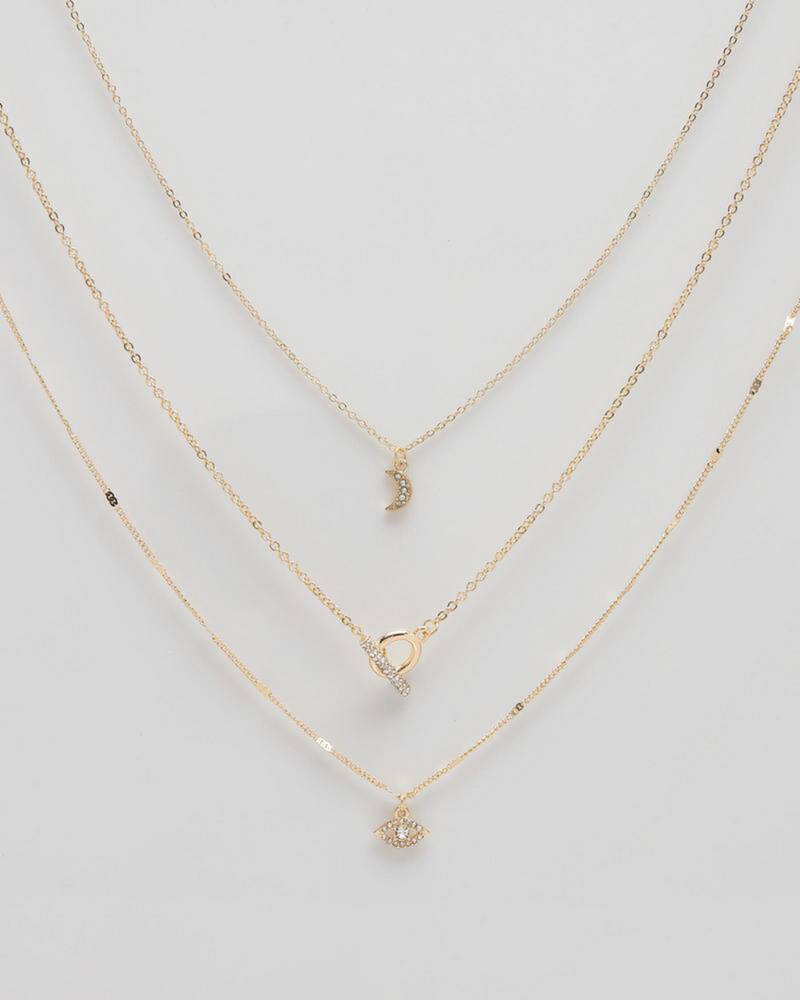 Karyn In LA Evil Eye Necklace Pack for Womens