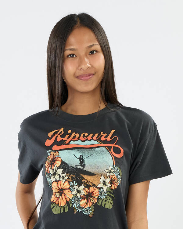 Rip Curl Girls' Wave Cropped Tee for Womens
