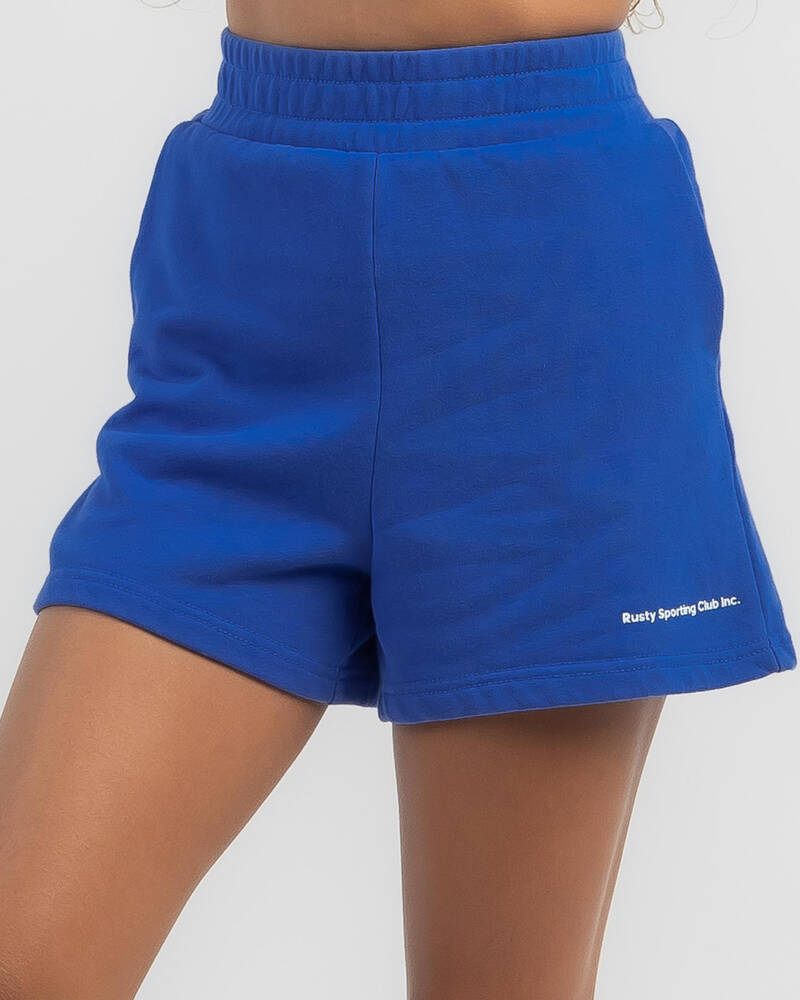 Rusty Girls' Sporting Club Fleece Shorts for Womens