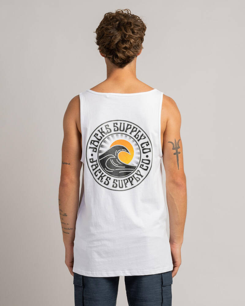 Jacks Rising Sun Singlet for Mens