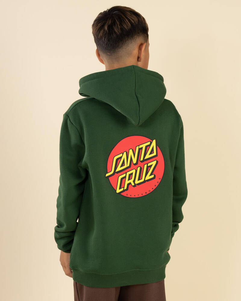 Santa Cruz Boys' Classic Dot Puff Chest Hoodie for Mens