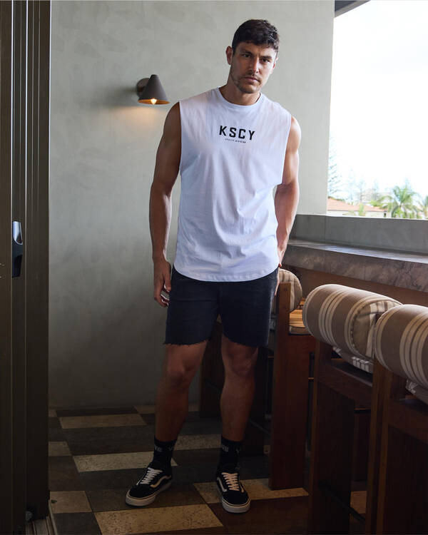 Kiss Chacey Visualise Dual Curved Muscle Tank for Mens