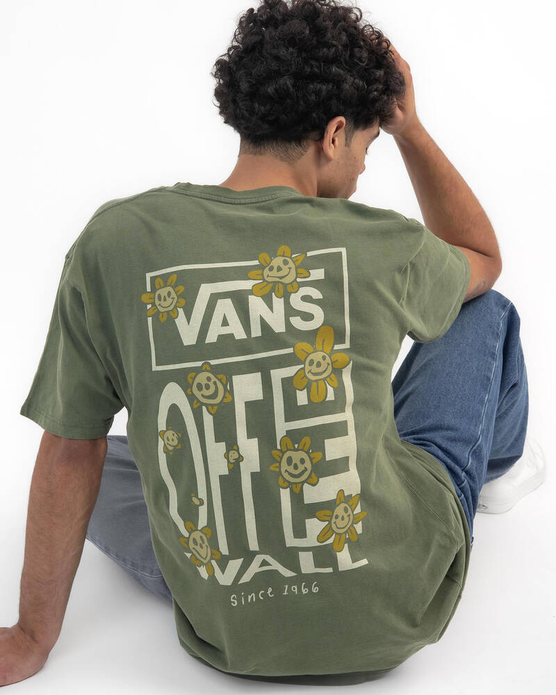 Vans Trippy Grin Floral T-Shirt for Mens