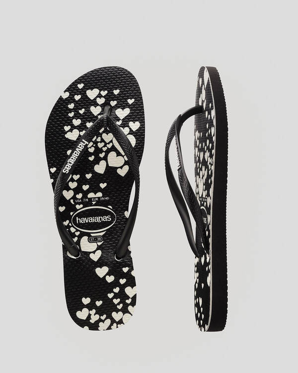 Havaianas Kids' Slim Mini Hearts Thongs for Womens
