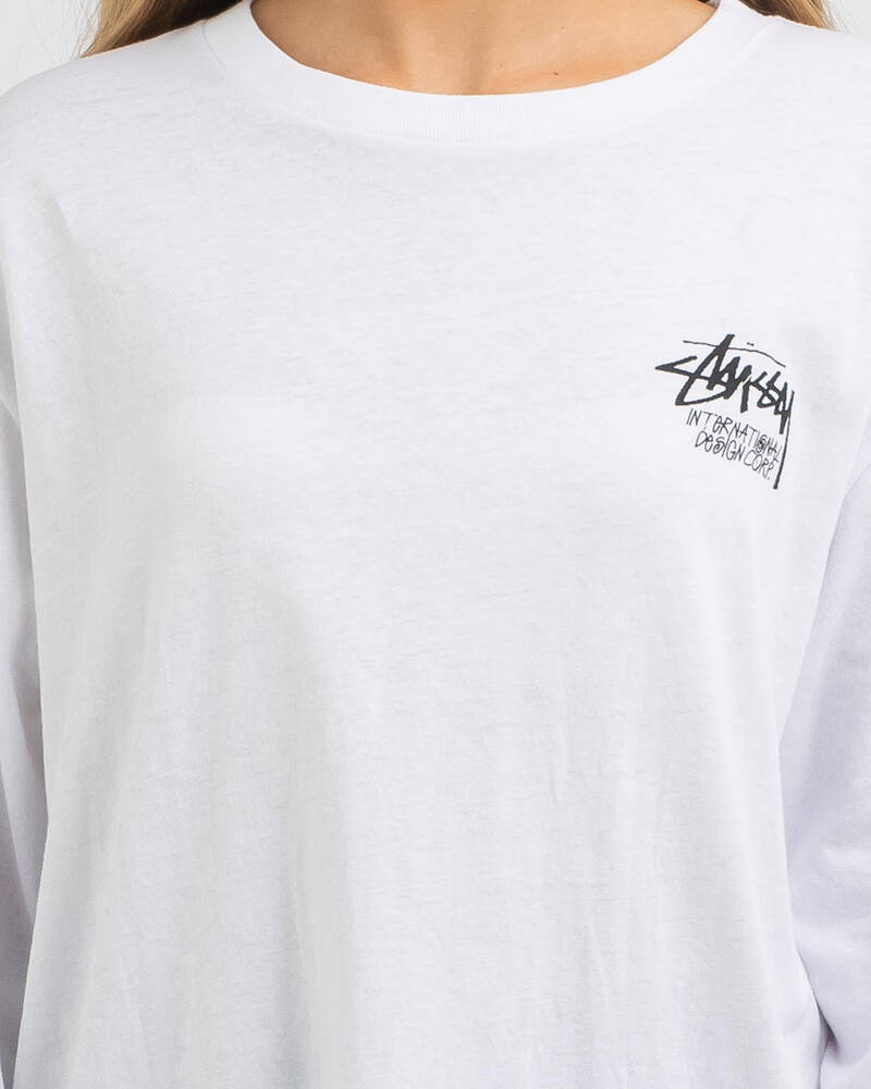 Stussy Mask Long Sleeve T-Shirt for Womens
