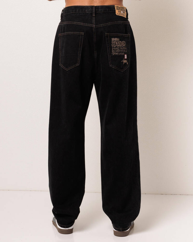 S-Double EMB 5 Pocket Standard Jean for Mens