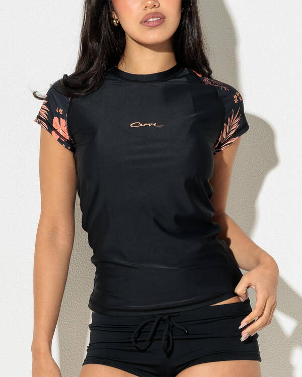 Carve Moloka Cap Sleeve Rash Vest for Womens