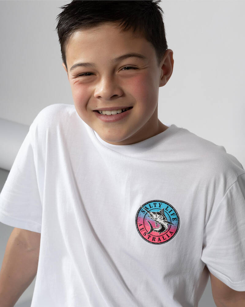 Salty Life Boys' Evaded T-Shirt for Mens