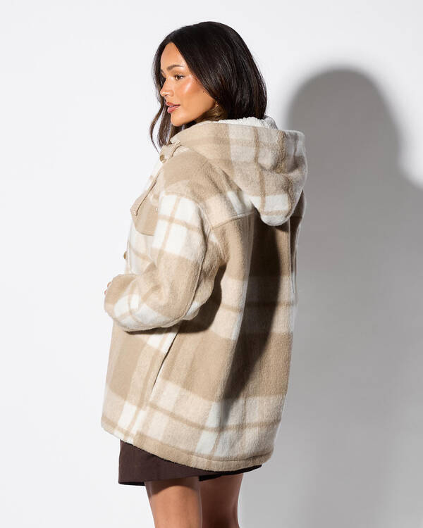 Mooloola Flynn Hooded Shacket for Womens