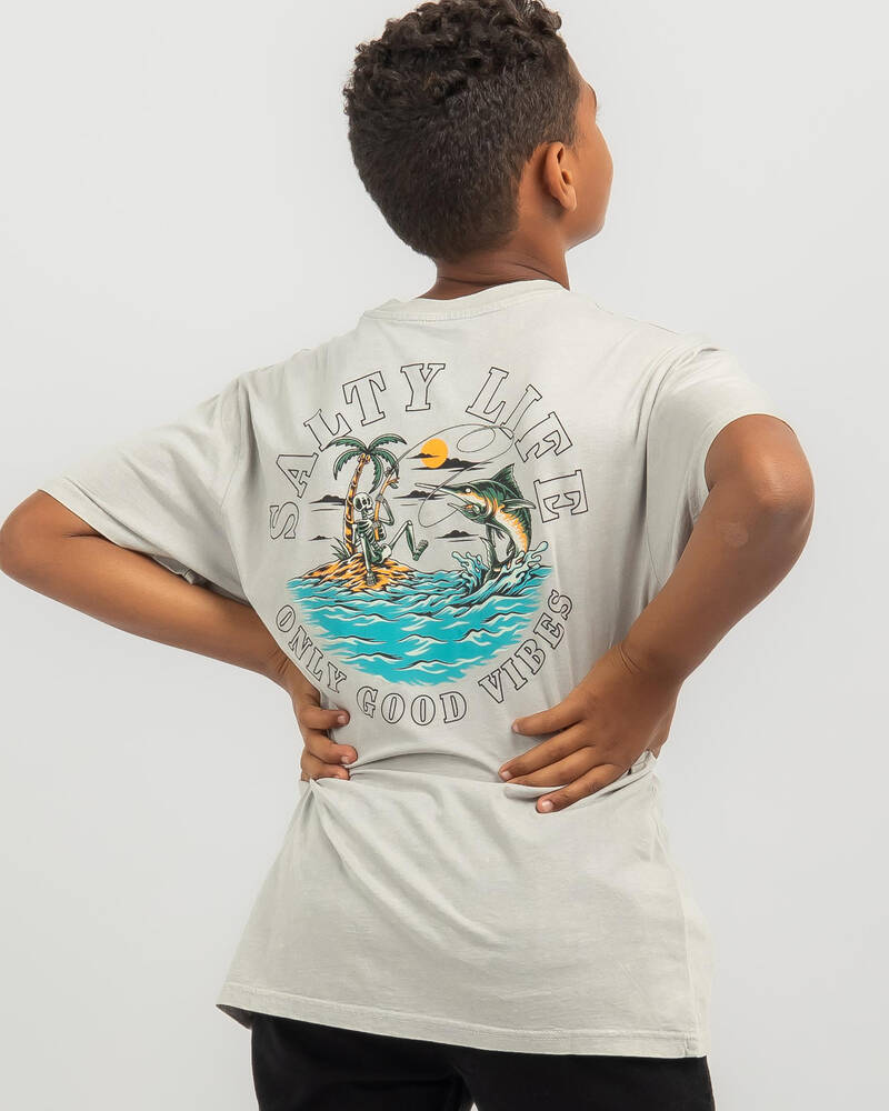 Salty Life Boys' Good Vibes T-Shirt for Mens