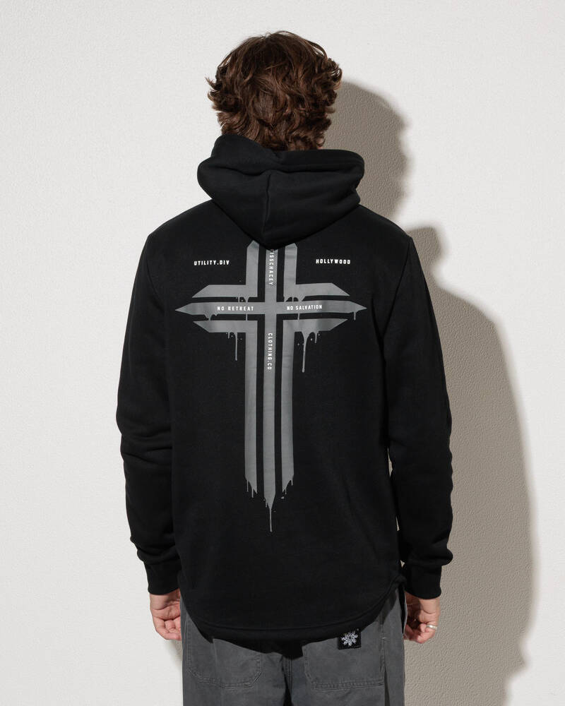 Kiss Chacey Worship Dual Curved Hoodie for Mens