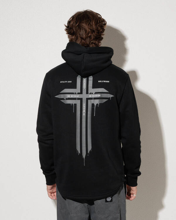 Kiss Chacey Worship Dual Curved Hoodie for Mens