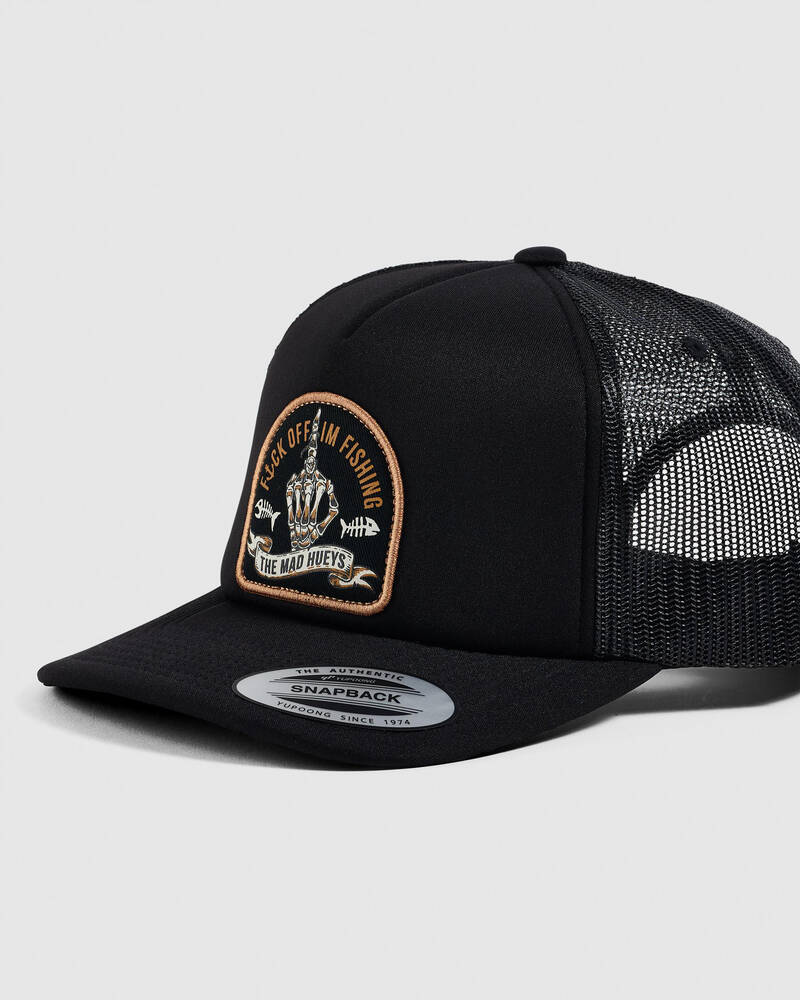 The Mad Hueys Fk Off Fish Trucker Cap for Mens