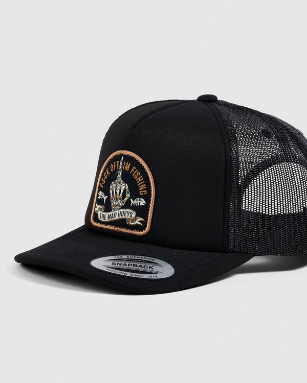 The Mad Hueys Fk Off Fish Trucker Cap for Mens