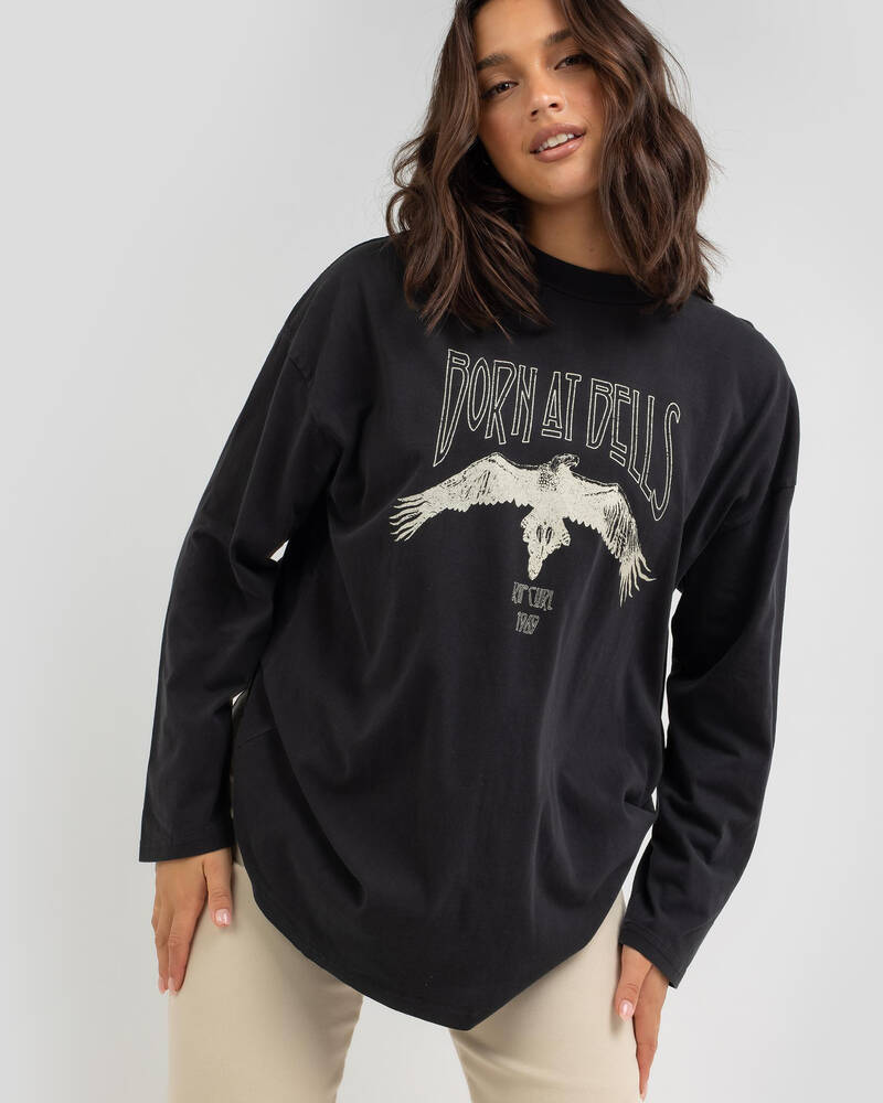 Rip Curl Bells Oversized Long Sleeve T-Shirt for Womens