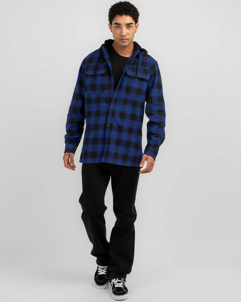 Dexter Stacked Hooded Flanno for Mens