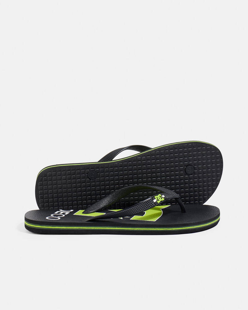 DC Shoes Spray Graffik Thongs for Mens