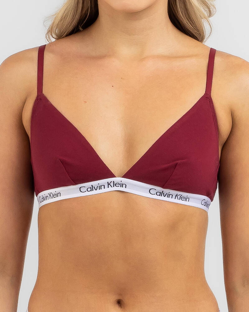 Calvin Klein Unlined Triangle Bralette for Womens