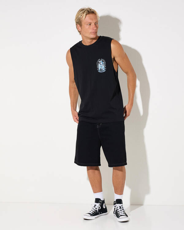 Salty Life Ocean's Ambush Muscle Tank for Mens