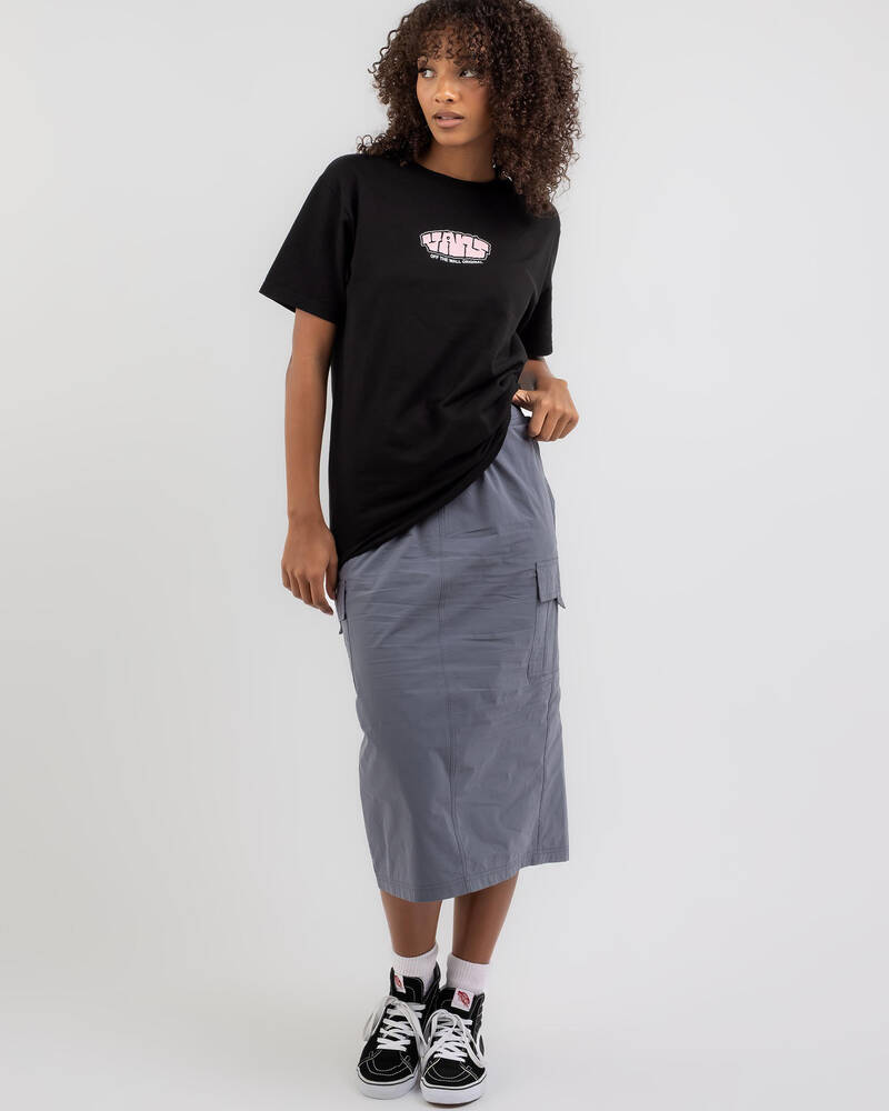 Vans Blocked Logo T-Shirt for Womens