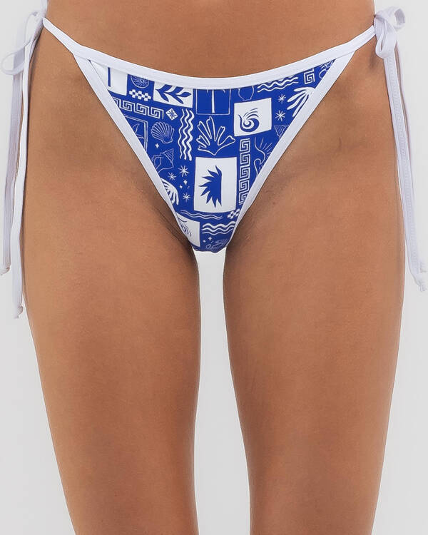 Topanga Club Med Cheeky Tie Bikini Bottom for Womens